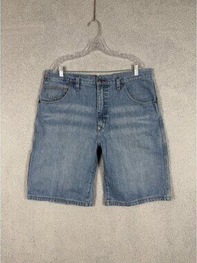 VTG Shady Ltd Jeans Shorts Sz 38 Baggy Blue Denim Hip Hop Skate 90s‎ Y2K Eminem